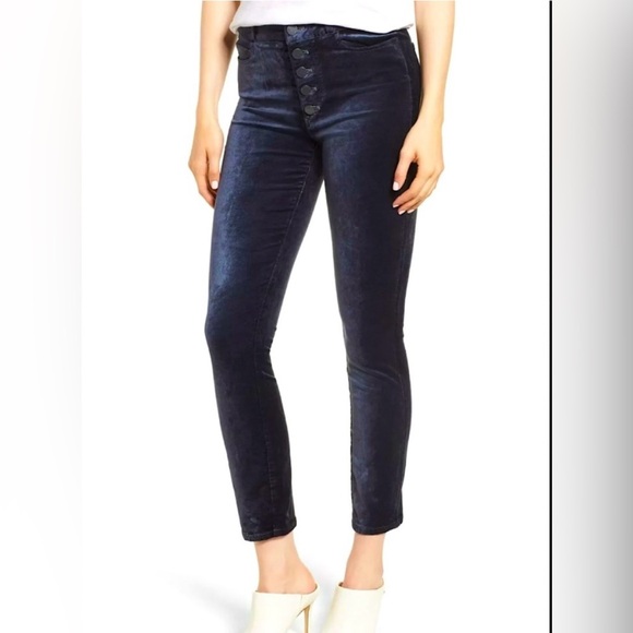 PAIGE Velvet Skinny Ankle Jeans - Picture 5 of 6